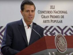 El Ejecutivo anuncia un convenio firmado con el SAT para conformar un padrón y un observatorio de artesanías. YOUTUBE / Gobierno de la República