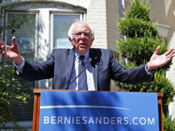 El senador por Vermont, recordó todas las cuestiones que ha defendido durante la campaña. AP / A. Brandon