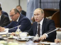 ''Uno de los objetivos principales de nuestra política económica es la diversificación'', afirma el mandatario ruso. EFE / S. Chirikov