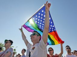 Los manifestantes señalan que lo que hacen es vivir su propia vida y no tener miedo de hacerlo. EFE / U. Ruiz