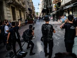 Las autoridades prohibieron todas las concentraciones en la plaza de Taksim desde el levantamiento contra Erdogan en 2013. AFP / O. Kose