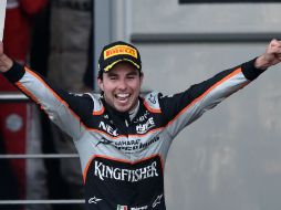 Este 2016, 'Checo' Pérez ya cuenta con dos terceros puestos. AFP / A. Isakovic