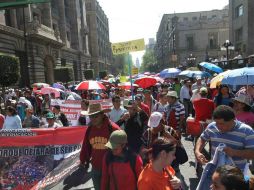Uno de los contingentes hará escala en las inmediaciones de Casa de Gobierno, para luego continuar hasta el primer cuadro de la ciudad. NTX / ARCHIVO