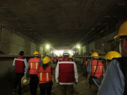 Autoridades realizaron un recorrido de supervisión de obras en la parte Norte de la Línea 1. EL INFORMADOR / F. Atilano