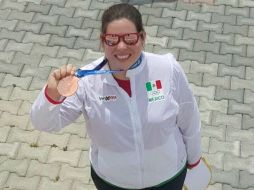 La jalisciense se quedó a 1.9 puntos de ganar la medalla de plata. TWITTER / @CONADE