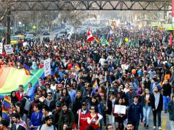 Los asistentes llegaron en su totalidad al Zócalo para disfrutar del concierto. EFE / S. Silva