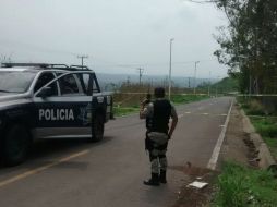 En en lugar se encuentra una patrulla de la Policía de Tonalá resguardando la zona. EL INFORMADOR /