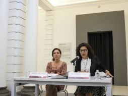 Maribel Arteaga dijo que este año la artista en residencia será Renata Petersen. TWITTER / @MUSAudg