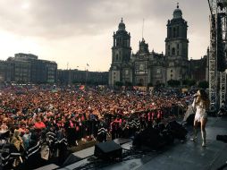 Ninel Conde participó en la marcha gay realizada el fin de semana pasado en la Ciudad de México. TWITTER / @Ninelconde