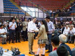 Nuño está de visita por Guadalajara para encabezar eventos junto con el gobernador, Aristóteles. EL INFORMADOR / P. Franco