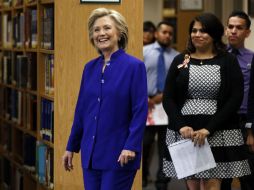 El pasado sábado, Clinton declaró de ''de manera voluntaria'' ante el FBI durante tres horas y media. AP / ARCHIVO