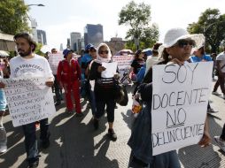 La víspera, cuando iniciaron las protestas de la CNTE en la capital del país, se reportó el cierre de 252 escuelas. EFE / ARCHIVO