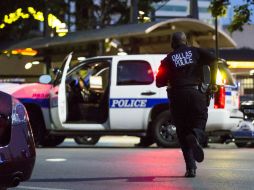 En el lugar había decenas de policías y agentes de seguridad. AP / S. N. Pool/The Dallas Morning