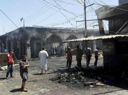 Este 8 de julio, yihadistas atacaron el mausoleo de Sayid Mohamed, un prestigiado imán chiita. EFE / A. Abbas