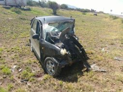 El accidente ocurrió en el kilómetro 136+66 de la carretera que conduce de Ojuelos a Lagos de Moreno. ESPECIAL /