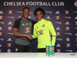 ''Espero ser capaz de mantener el nivel durante la próxima temporada y lograr más éxitos'', concluyó el jugador en rueda de prensa. TWITTER / @willianborges88