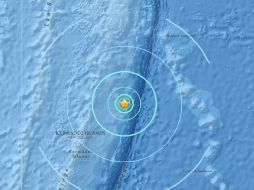 El epicentro del temblor se situó a 201 kilómetros al noreste de la isla Raoul. ESPECIAL / earthquake.usgs.gov