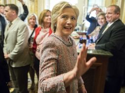Clinton ha dicho que presentará una legislación durante los primeros 100 días de su gobierno. AP / E. Vucci