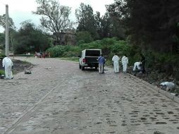 La persona tenía unas ocho horas de fallecida al momento del hallazgo, estimaron autoridades. ESPECIAL /