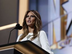 La ex modelo eslovena sostiene que el magnate será líder de un gobierno de inclusión y no de división. AP / C. Kasler