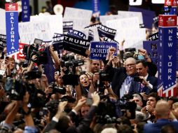 Trump, quiene no estuvo presente durante la votación, debe aceptar la candidatura. AFP / W. McNamee