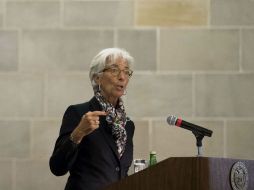 Christine Lagarde , directora gerente del Fondo Monetario Internacional. AFP / D. Angerer