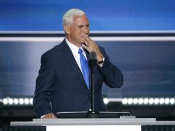Pence apareció este miércoles en la Convención Republicana. EFE / S. Thew