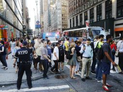 El suceso crea una gran congestión de tráfico durante varias horas y la suspensión de varias líneas del metro. AP / M. Lennihan