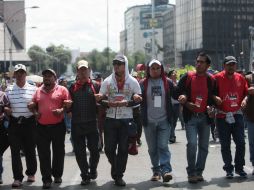 La CNTE pide la abrogación de la reforma educativa. EFE / S. Gutiérrez