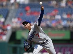 El joven sinaloense hizo 77 lanzamientos en el juego. AP / N. Wass