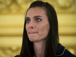 ''Hemos pagado los errores de deportistas menos responsables y hoy respondemos colectivamente, dijo antes de romper a llorar. AP / A. Zemlianichenko