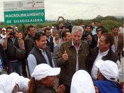 Ruiz Esparza estuvo en Jalisco para la inauguración del Macrolibramiento. EL INFORMADOR / M. Vargas