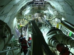 La tuneladora perforará más de cinco kilómetros; a finales de agosto trabajará con toda su potencia. EL INFORMADOR / E. Barrera