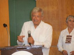 Andrés Manuel López Obrador no argumentó nada a su favor ni trató de justificar que es ajeno al conflicto. ESPECIAL / lopezobrador.org.mx