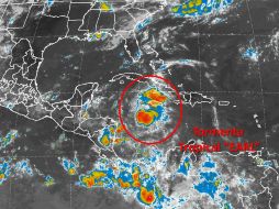 La marejada elevará los niveles de agua por encima de lo normal en la zona oriental de la Península de Yucatán. TWITTER / @conagua_clima