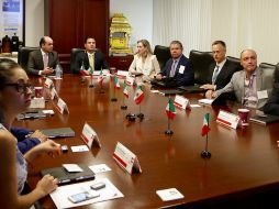 Funcionarios jaliscienses concretaron varias inversiones para el Estado en el segundo día de actividades por California. ESPECIAL / Aristóteles Sandoval
