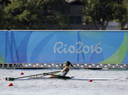 La regiomontana consigue dar un buen paso, con un tiempo de 08:11:44. AP / A. Penner