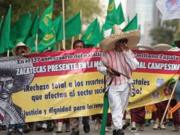 Reconocen la deuda histórica con campesinos de México y asegura que ellos no son quienes han fallado. EFE / S. Gutiérrez