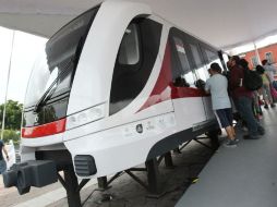 La réplica del vagón será exhibida durante dos semanas en la Plaza de las Américas Juan Pablo II en Zapopan. EL INFORMADOR / A. Hinojosa