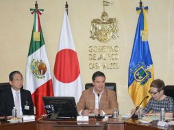 El Gobernador del Estado de Jalisco en reunión con empresarios de la Federación 'Keidanren' TWITTER / @AristotelesSD