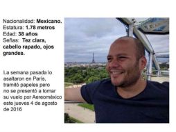 La embajada realiza las gestiones necesarias para localizar a Zamora Valdés a través del Sistema Integral de Protección Consular. TWITTER / @BuscoaPepe