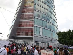 Este lunes ocuparán y bloquearán la Torre Chiapas como parte de su plan de acción inmediato. NTX / ARCHIVO