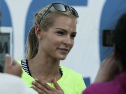 Klishina era la única de los 68 atletas rusos que recibió autorización de la IAAF para participar en los Juegos Olímpicos. AP / N. Alexandrov