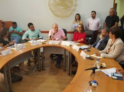 Imagen de la sesión de la Comisión de Asuntos Metropolitanos del Congreso. ESPECIAL /  @LegislativoJal