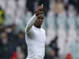 Pogba, de 23 años, destacó que no piensa en su fichaje como el más caro de la historia: ''Estoy feliz de jugar al futbol''. AFP / ARCHIVO