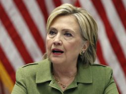 Hillary Clinton apuntó la necesidad de restablecer la confianza y el respeto entre la Policía y la ciudadanía. AP / C. Kaster
