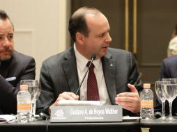 Gustavo Hoyos Walther, presidente de la Coparmex, exclama que el derecho a recibir educación es algo fundamental. TWITTER / @gdehoyoswalther