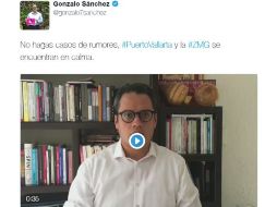 El vocero del Gobierno estatal difunde un video para aclarar los rumores que circulan en WhatsApp. ESPECIAL /