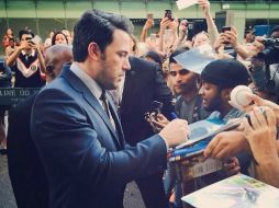 Ben Affleck lideró este año la cinta de superhéroes 'Batman vs Superman: Dawn of Justice'. INSTAGRAM / benaffleck