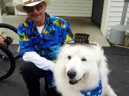 El perro es la sensación en Cormorant Township, una pequeña localidad que cuenta con apenas 20 habitantes. AP / D. Rick